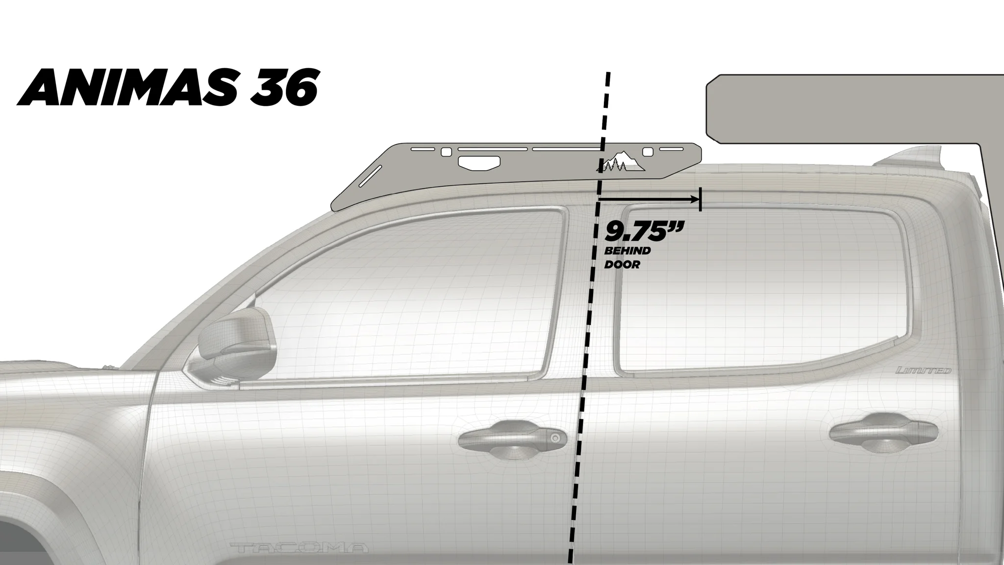 The Animas (2005-2023 Tacoma Camper Roof Rack) - Image 10